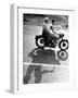 Riders Enjoying Motorcycle Riding Double-Loomis Dean-Framed Photographic Print