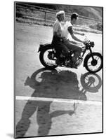 Riders Enjoying Motorcycle Riding Double-Loomis Dean-Mounted Photographic Print