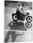 Riders Enjoying Motorcycle Riding Double-Loomis Dean-Mounted Photographic Print