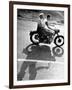 Riders Enjoying Motorcycle Riding Double-Loomis Dean-Framed Photographic Print