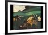 Riders in the Landscape-Edgar Degas-Framed Premium Giclee Print