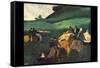 Riders in the Landscape-Edgar Degas-Framed Stretched Canvas