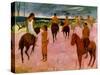 Riders on the Beach, 1902-Paul Gauguin-Stretched Canvas