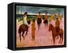 Riders on the Beach, 1902-Paul Gauguin-Framed Stretched Canvas