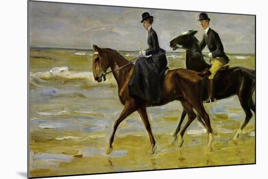 Riders on the Beach, 1903-Max Liebermann-Mounted Giclee Print