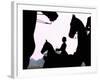 Riders Practice Their Skills-null-Framed Photographic Print