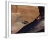 Riders with Shadow Coming down Hill in Painted Desert-Terry Eggers-Framed Photographic Print