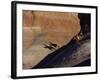 Riders with Shadow Coming down Hill in Painted Desert-Terry Eggers-Framed Photographic Print