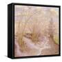 Ridge Path - High Weald, 2001-Maurice Sheppard-Framed Stretched Canvas