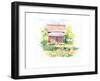 Ridgefield Cottage-Gwendolyn Babbitt-Framed Art Print