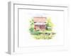 Ridgefield Cottage-Gwendolyn Babbitt-Framed Art Print