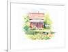 Ridgefield Cottage-Gwendolyn Babbitt-Framed Art Print