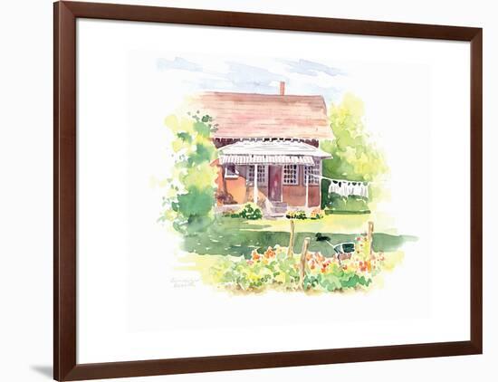 Ridgefield Cottage-Gwendolyn Babbitt-Framed Art Print