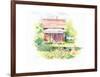 Ridgefield Cottage-Gwendolyn Babbitt-Framed Art Print