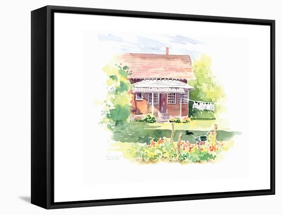 Ridgefield Cottage-Gwendolyn Babbitt-Framed Stretched Canvas