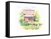 Ridgefield Cottage-Gwendolyn Babbitt-Framed Stretched Canvas