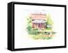 Ridgefield Cottage-Gwendolyn Babbitt-Framed Stretched Canvas