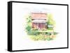 Ridgefield Cottage-Gwendolyn Babbitt-Framed Stretched Canvas