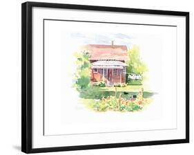 Ridgefield Cottage-Gwendolyn Babbitt-Framed Art Print