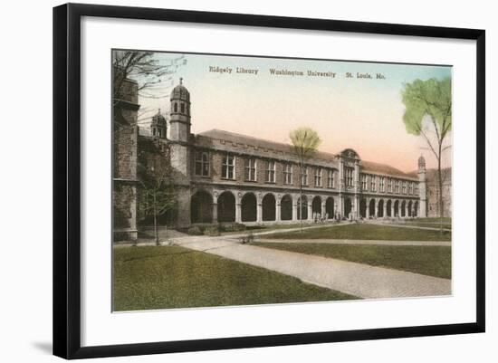 Ridgely Library, Washington Universitiy, St. Louis-null-Framed Art Print