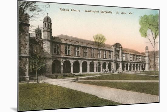 Ridgely Library, Washington Universitiy, St. Louis-null-Mounted Art Print