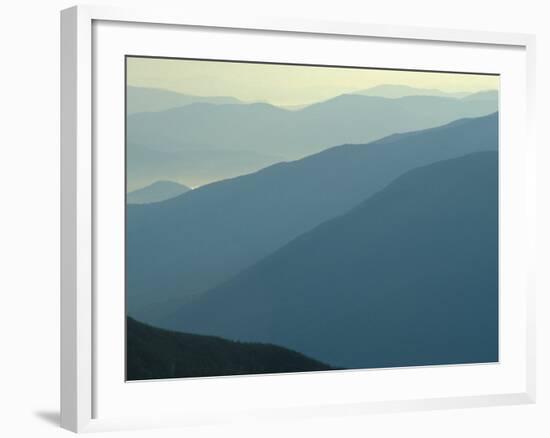 Ridges of the Carter Range from Lion Head, White Mountains National Forest, New Hampshire, USA-Jerry & Marcy Monkman-Framed Photographic Print