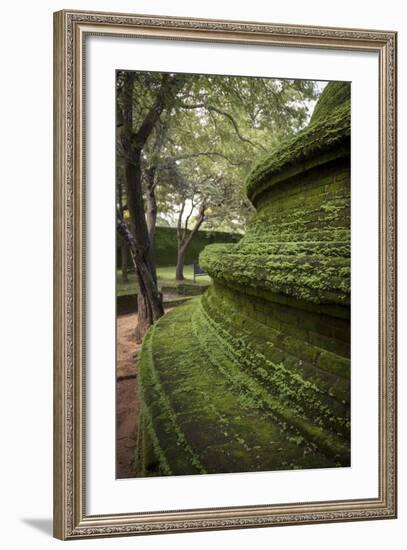 Ridges of the Dome Shaped Structure in the Kiri Vihara Buddhist Temple Ruins-Charlie-Framed Photographic Print