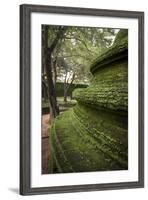 Ridges of the Dome Shaped Structure in the Kiri Vihara Buddhist Temple Ruins-Charlie-Framed Photographic Print