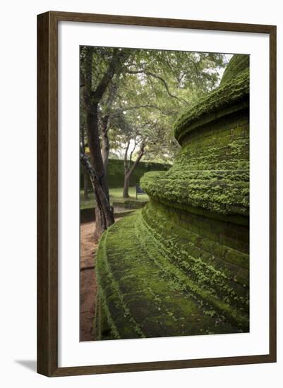 Ridges of the Dome Shaped Structure in the Kiri Vihara Buddhist Temple Ruins-Charlie-Framed Photographic Print