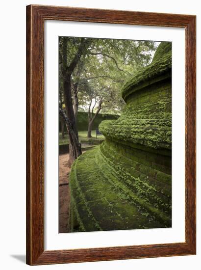 Ridges of the Dome Shaped Structure in the Kiri Vihara Buddhist Temple Ruins-Charlie-Framed Photographic Print