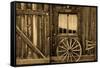 Ridgway Colorado, historic Centennial Ranch Barn built in 1994 by Vince Kotny-null-Framed Stretched Canvas