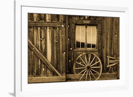 Ridgway Colorado, historic Centennial Ranch Barn built in 1994 by Vince Kotny-null-Framed Photographic Print