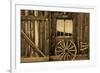 Ridgway Colorado, historic Centennial Ranch Barn built in 1994 by Vince Kotny-null-Framed Photographic Print