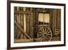 Ridgway Colorado, historic Centennial Ranch Barn built in 1994 by Vince Kotny-null-Framed Photographic Print