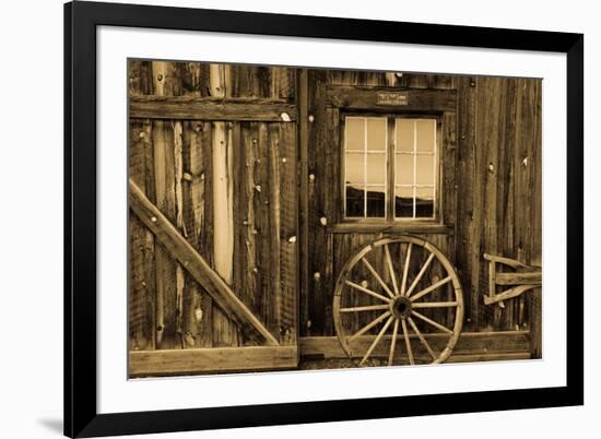 Ridgway Colorado, historic Centennial Ranch Barn built in 1994 by Vince Kotny-null-Framed Photographic Print