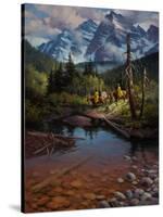 Ridin' the High Country-Jack Sorenson-Stretched Canvas