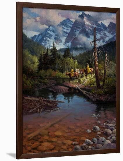 Ridin' the High Country-Jack Sorenson-Framed Premium Giclee Print