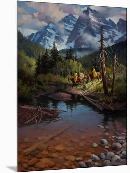 Ridin' the High Country-Jack Sorenson-Mounted Premium Giclee Print