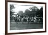 Riding Animals Bedecked for the Peace Day Celebrations, 19th July 1919-Frederick William Bond-Framed Photographic Print