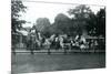 Riding Animals Bedecked for the Peace Day Celebrations, 19th July 1919-Frederick William Bond-Mounted Photographic Print