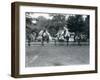 Riding Animals Bedecked for the Peace Day Celebrations, 19th July 1919-Frederick William Bond-Framed Photographic Print