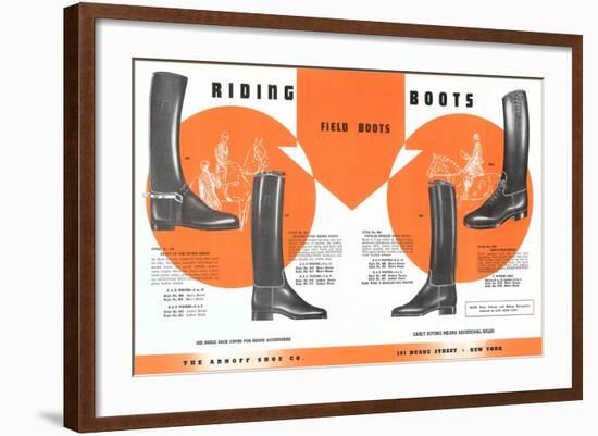 Riding Boots-null-Framed Art Print