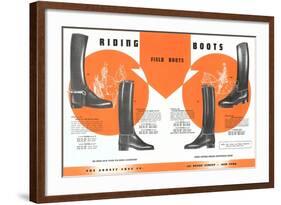 Riding Boots-null-Framed Art Print