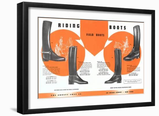 Riding Boots-null-Framed Art Print