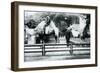 Riding Camels Bedecked for the Peace Day Celebrations, 19th July 1919-Frederick William Bond-Framed Photographic Print