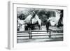 Riding Camels Bedecked for the Peace Day Celebrations, 19th July 1919-Frederick William Bond-Framed Photographic Print