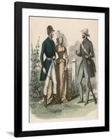 Riding Dress 1841-null-Framed Art Print