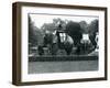 Riding Elephants Bedecked for the Peace Day Celebrations, 19th July 1919-Frederick William Bond-Framed Photographic Print