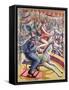 Riding High-PJ Crook-Framed Stretched Canvas