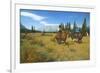 Riding in Banff National Park, Alberta, Canada-null-Framed Premium Giclee Print